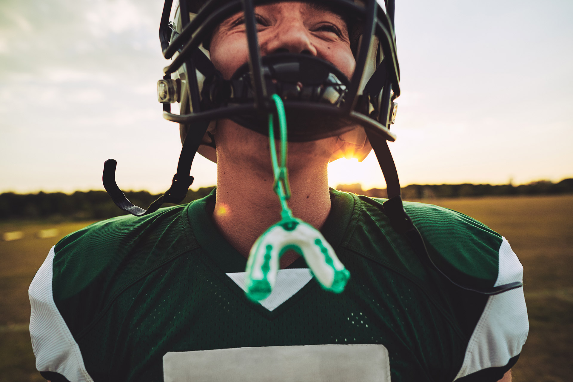 Wear a mouthguard when playing sports with braces